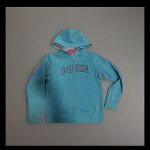 Nike Blue Sweatshirt Athletic Hoodie 062